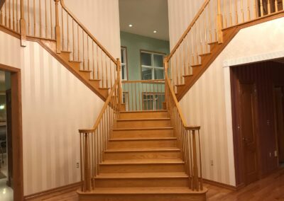 stair staining london by Floors doctor in London